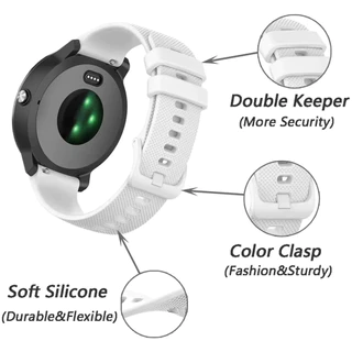 20มม 22มม for สายซิลิโคน for Samsung Galaxy Watch FE 7 6 5 4 /Huawei Watch/redmi Watch 5 Active/Amazfit bip 6/Garmin/