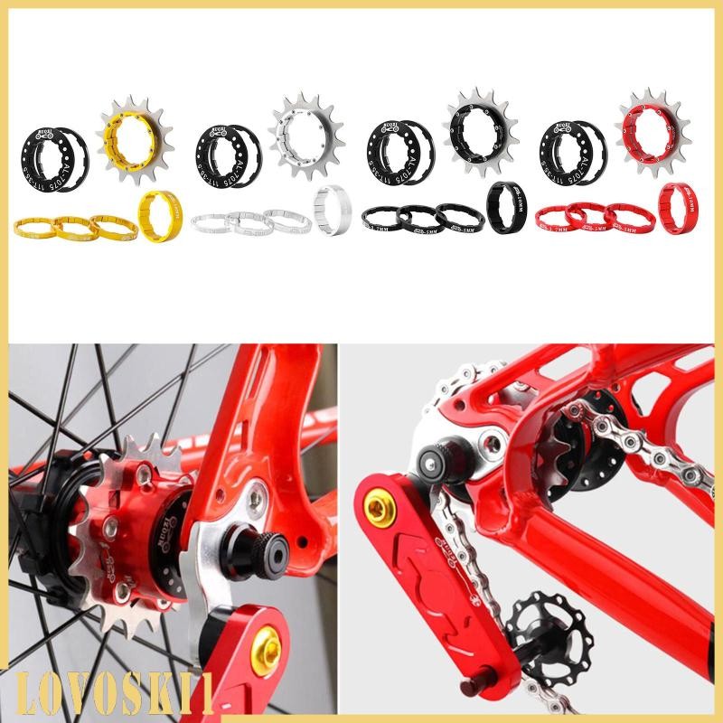 [Lovoski1] 14T Single Speed Flywheel Adapter Cassette Set ชุดแปลง Freewheel Gear