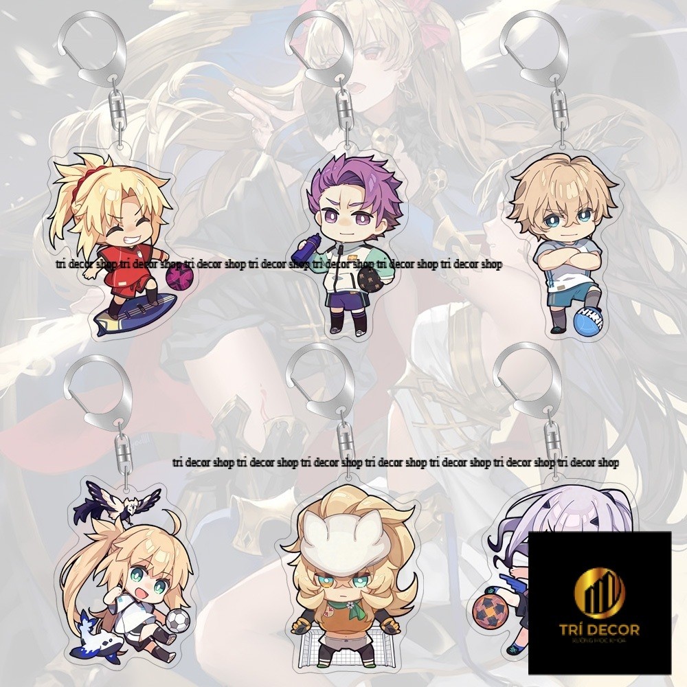 Fate/Grand Fgo 55 มม.พวงกุญแจอะคริลิคน่ารักการ์ตูนกระเป๋าพวงกุญแจอุปกรณ์เสริม