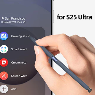 ปากกาสไตลัสสําหรับ Samsung Galaxy S25 Ultra/ S23 Ultra/ S24 Ultra 5G โทรศัพท์มือถือ S ปากกาโทรศัพท์เปลี่ยนส่วนประกอบ Active Capacitive ปากกา