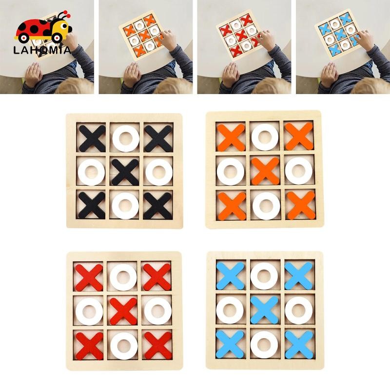 LAHOMIA Tic TAC Toe Board Game Coffee Table Game Chess Board Game ของเล่นเพื่อการศึกษา