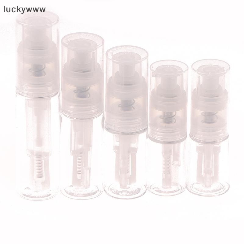Luckywww ขวดแห้งรีฟิล Atomizer เครื่องจ่ายเด็กที่ถอดออกได้เดินทางใช้เครื่องสําอางแต่งหน้าพลาสติก er well