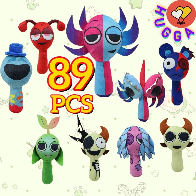 ❤HUGGA ❤ ✨ในสต็อกในสต็อก✨ Kawaii ใหม่ Sprunki ตุ๊กตา Plush Sprunki Incredibox เกมรูปของเล่นของขวัญสําหรับเด็กของขวัญวันเกิดและคริสต์มาส