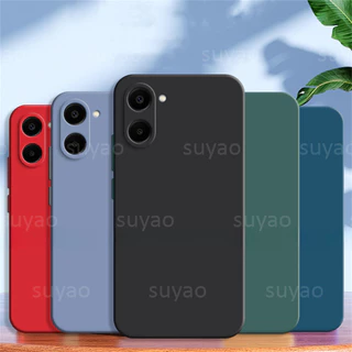 สําหรับOppo A6X A6 X A6T 2025 เคสโทรศัพท์นุ่มTPUยางสแควร์เกราะกันกระแทกปลอกOppoA6X OppoA6T OppoA6Proคลาสสิกตรงซิลิโคนเหลวปกหลัง