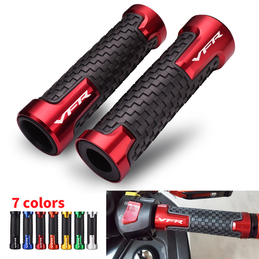 VFR โลโก้ CNC ที่จับรถจักรยานยนต์แฮนด์แฮนด์บาร์สําหรับ Honda VFR750 VFR800 VFR 800 F VFR800F VFR1200