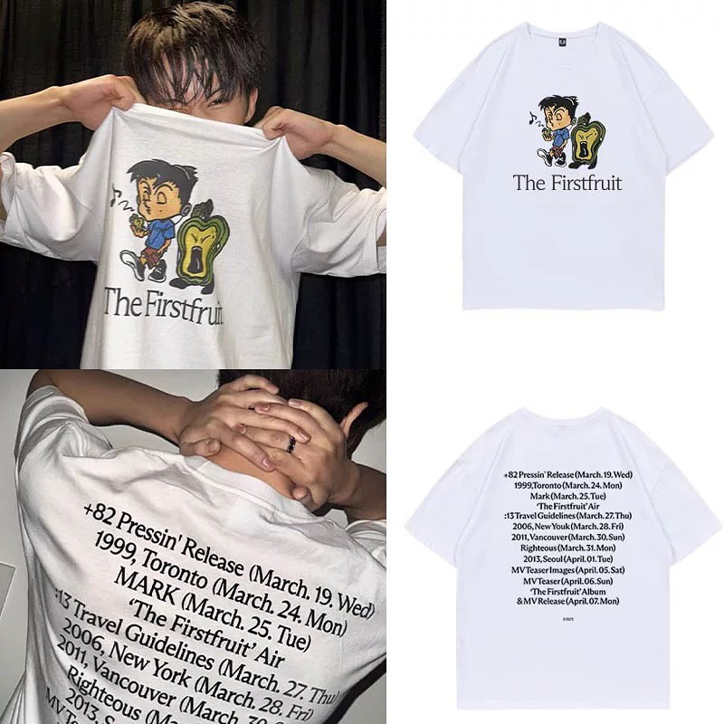เสื้อยืด Mark T shirt 13$ Mark The FirstFruit Mark Lee 1st Album T-shirt，World Tour 2025  S-5XL