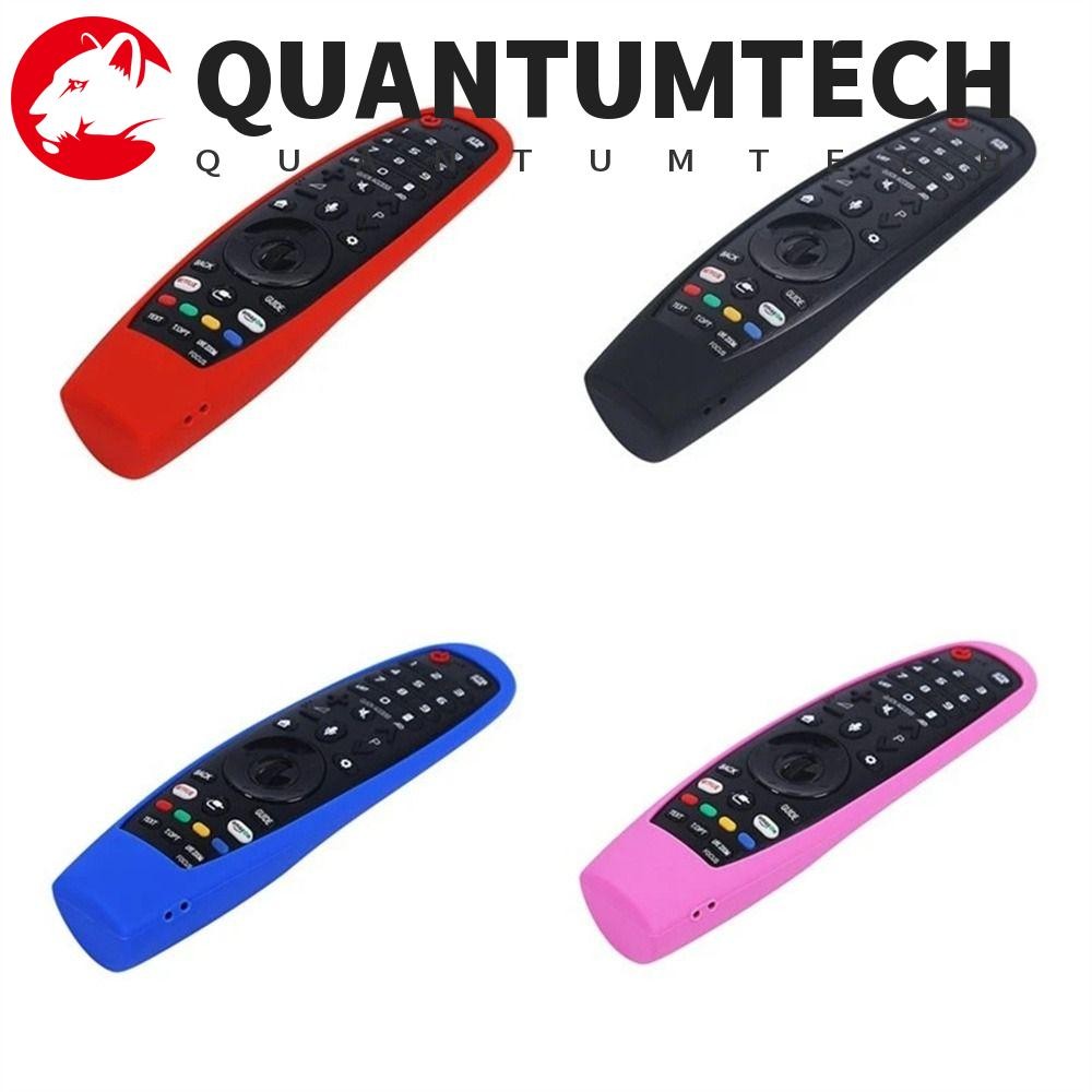 QUANTUMTECH ฝาครอบรีโมทคอนโทรล MR-18 ฝาครอบอุปกรณ์เสริมทีวีสําหรับ LG AN-MR650 กันกระแทกซิลิโคนรีโมทคอนโทรลกรณี