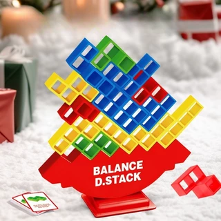 เกมกระดานสนุก บล็อกที่สมดุล 40/56/72pcs ของเล่นเด็ก สามารถเล่นคนเดียวหรือเล่นได้หลายคน