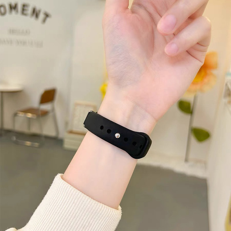 สาย xiaomi band 9/8 สายซิลิโคน สายนาฬิกา + เคสป้องกัน 2 in 1 กันน้ำและกันเหงื่อ - รูปที่ 7