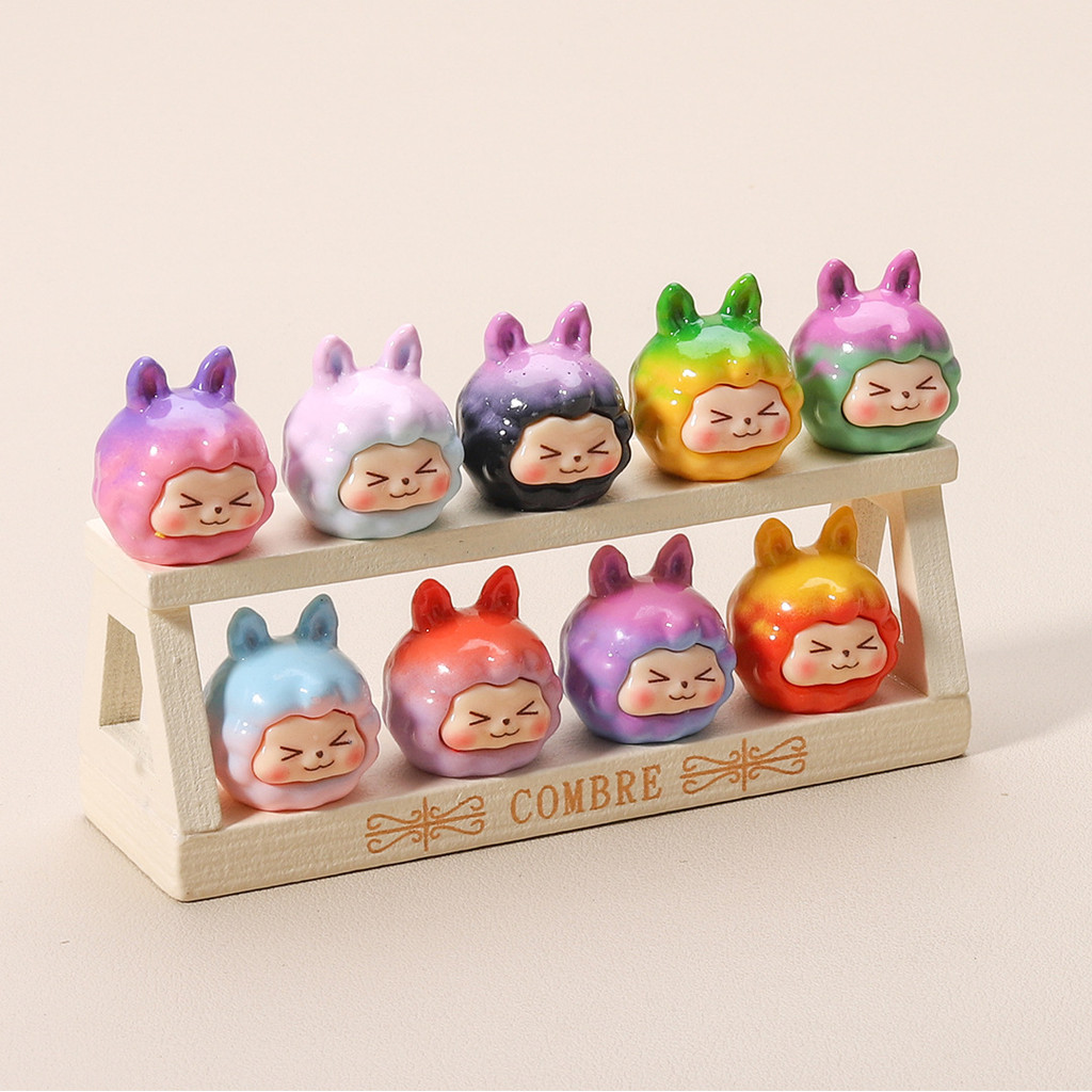 10 ชิ้นที่มีสีสัน Kiki 3D เรซิ่น Charms สําหรับ DIY