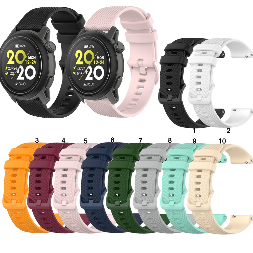 20 มม.22 มม.ซิลิโคนสําหรับ COROS PACE 2 3 4 Pro APEX 2 Pro 4 42 มม.46 มม.VERTIX Realme นาฬิกา 2 3 S pro 5