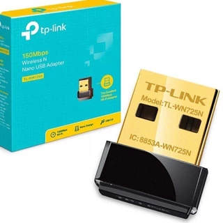 TP-LINK TL-WN725N 150Mbps Wireless N Nano USB Adapter ตัวรับสัญญาณ WiFi ผ่านคอมพิวเตอร์หรือโน๊ตบุ๊ค