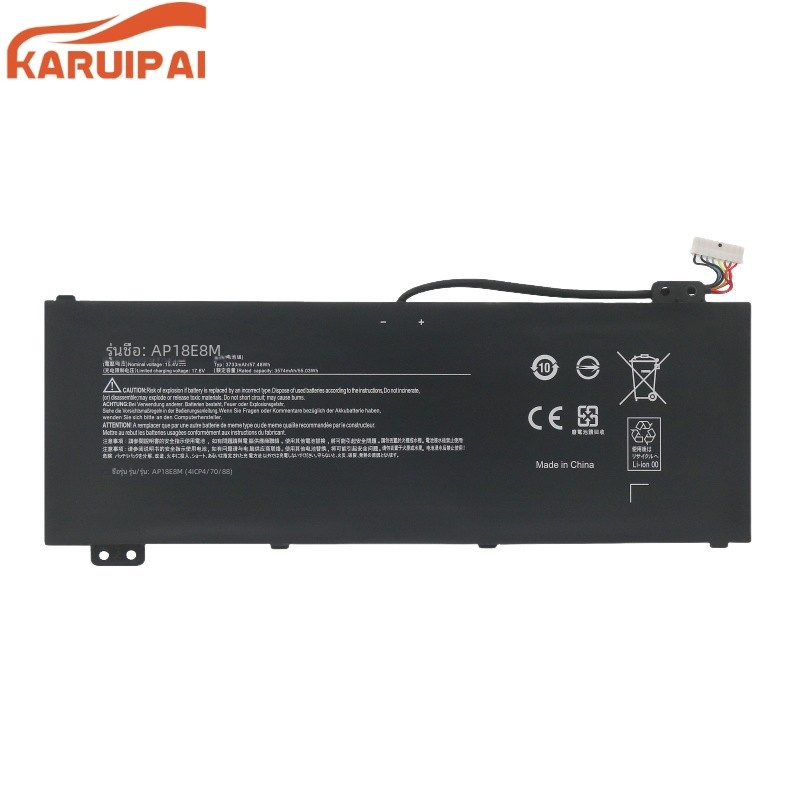✿แบตเตอรี่แล็ปท็อป Ap18e8m สำหรับ ACER AN515-54 AN517-51 7 AN715-51 ap18e7m Original