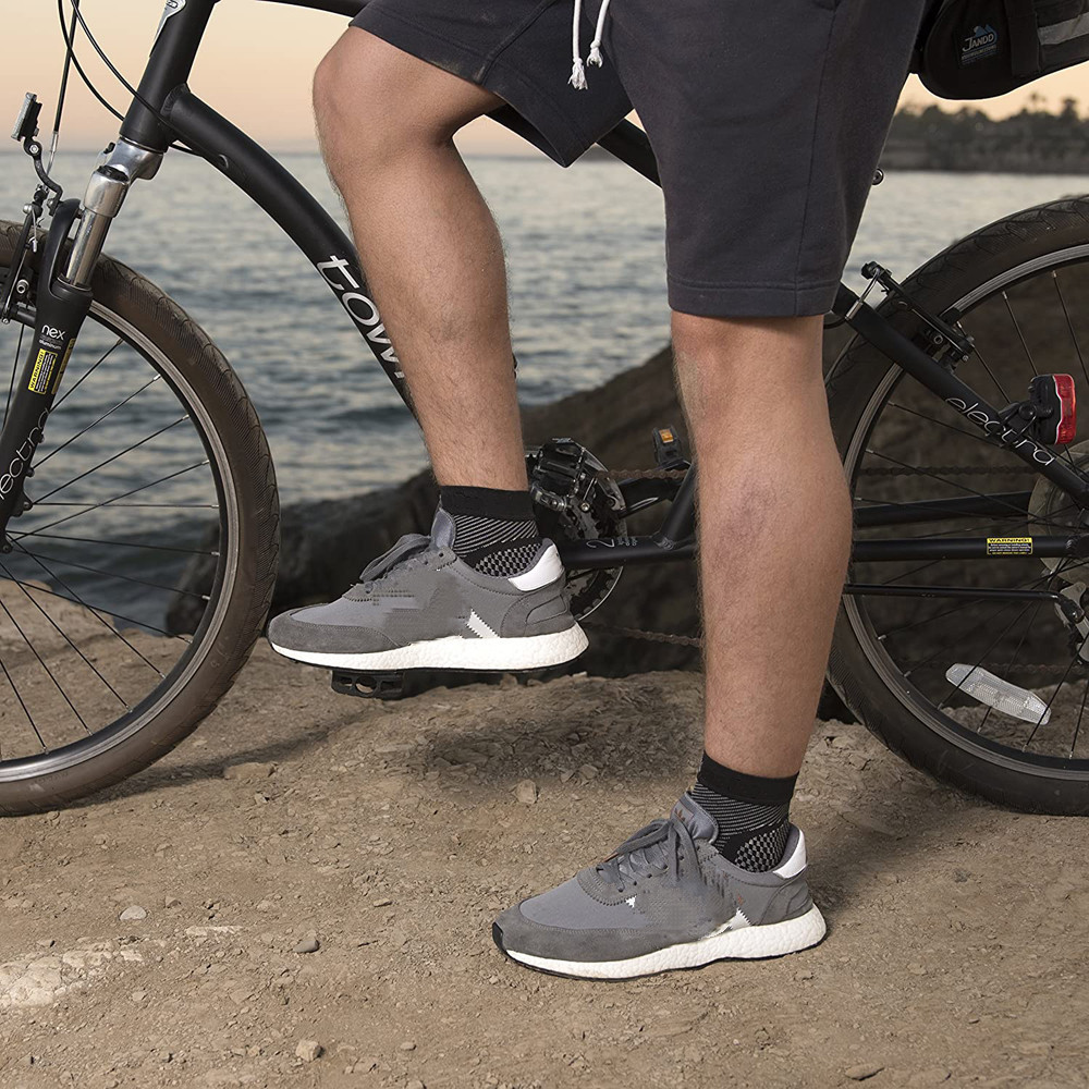 ปลอกบีบอัดข้อเท้า 1 คู่ - บรรเทาข้อต่อ Achilles TendonitisPlantar Fasciitis ถุงเท้าพร้อมการสนับสนุนอุ้งเท้าเท้า - รูปที่ 5