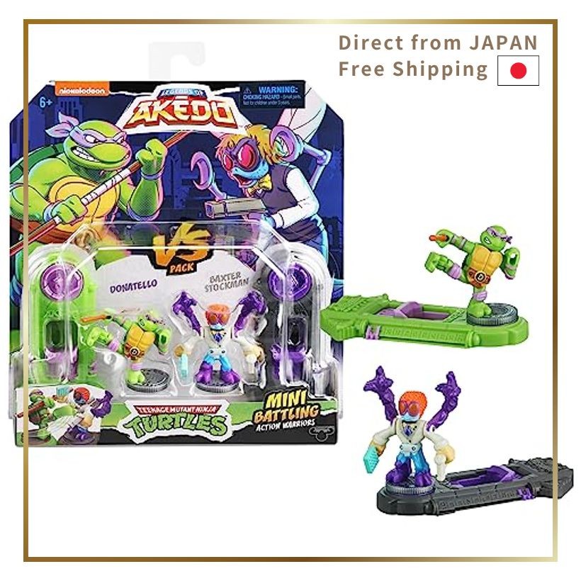 AKEDO TMNT S1 Versus PK Donatello VS Baxter Stockman, Medium, 15242