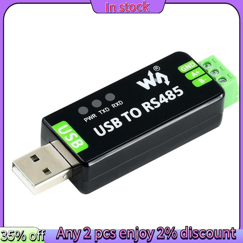 ในสต็อก-waveshare Industrial USB to RS485 Converter พร้อมภายใน FT232RL ดั้งเดิม