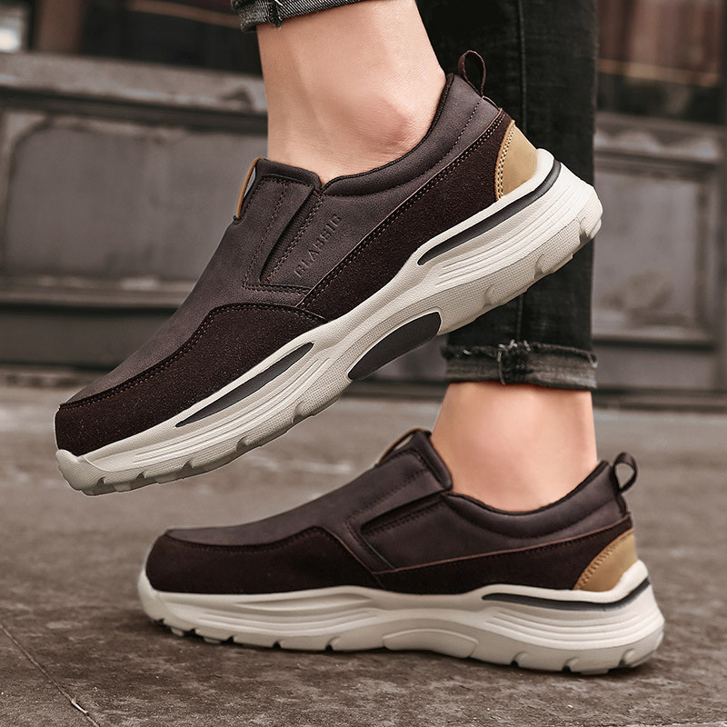 Arch-Fit Man Casual Slip on Sneaker Men Sport Running Walking Shoes *SKCEHERS_Man Casual Shoes ขนาดใหญ่ 45 46 47 48 ﻿ ﻿ skechers - รูปที่ 4