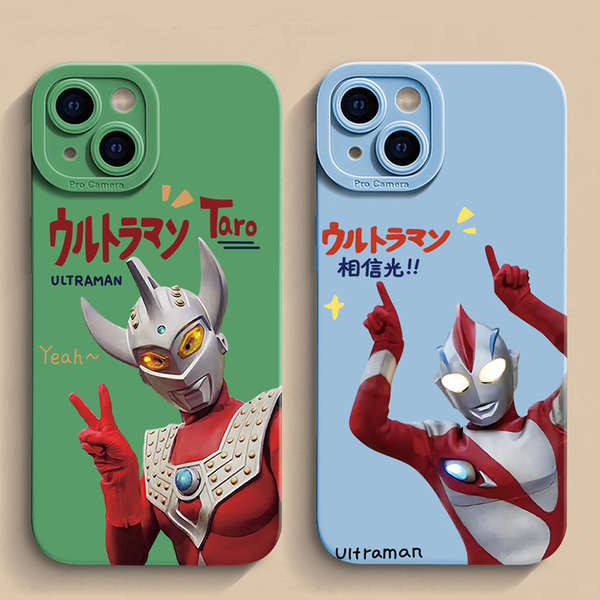 เคสไอโฟน11 เคสไอโฟน เคสโทรศัพท์ Ultraman iPhone15 Apple 14 Promax ตลก 13 Pro Creative 12Mini ซิลิโคน