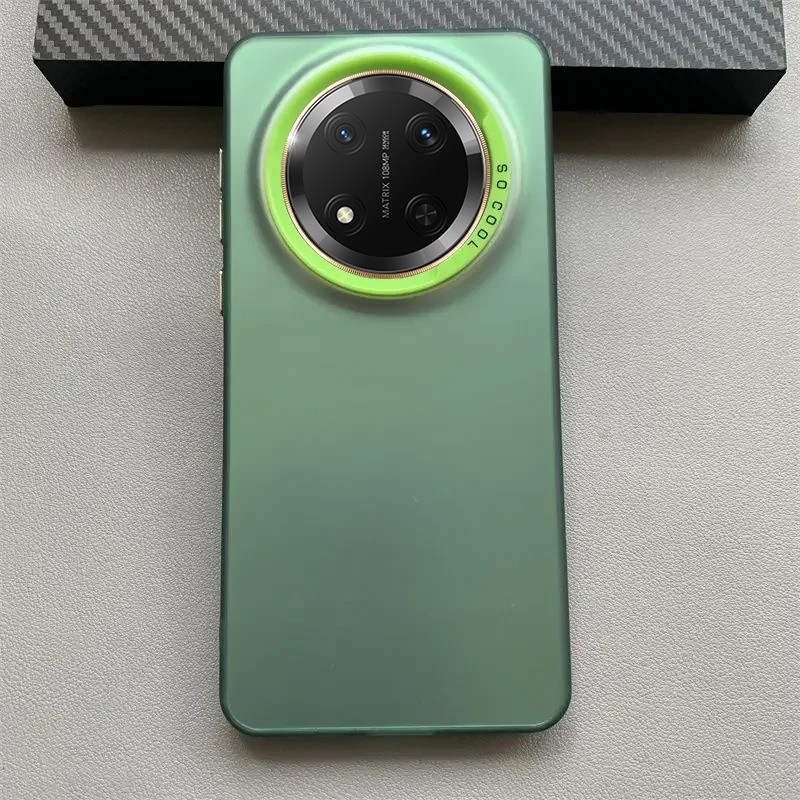Honor X9C 5G หรูหรา Soft TPU ซิลิโคนสําหรับ Honor X9D X9C X9a X9b X 9B X 9A HonorX9C 5G ปลอกกันกระแทกกันชนโลหะ Aurora ผิว Matte ฝาครอบโทรศัพท์ Shell