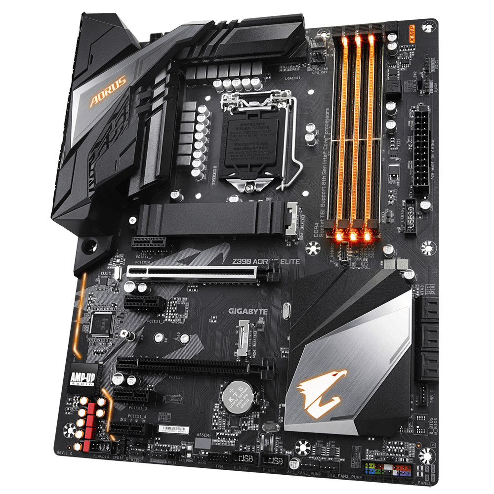 เมนบอร์ด (เมนบอร์ด) 1151v2 gigabyte z390 Aorus elite