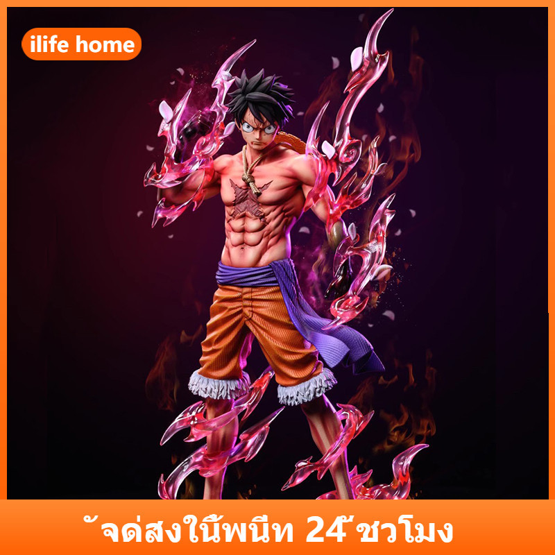 24ซม.luffy Action Figureเกียร์ที่สองรูปปั้นอะนิเมะOne PieceรูปCODสต็อกคอสเพลย์Action Figureตุ๊กตาของเล่นสําหรับของขวัญเด็กคอลเลกชันเครื่องประดับรถขนาดใหญ่Figur Home D