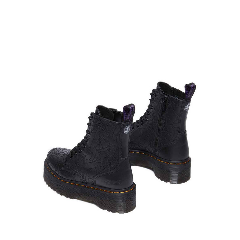 Dr. Martens รองเท้าบู๊ตส้นแพลตฟอร์ม รุ่น Jadon Wednesday - สีดำ