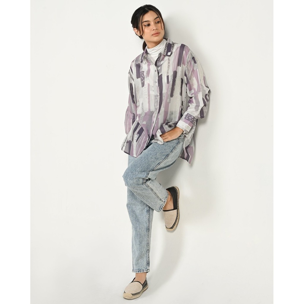 Geulis.id VESPER SHIRT / PRINTED BLOUSE / เสื้อท็อปผู้หญิง (3 สี)