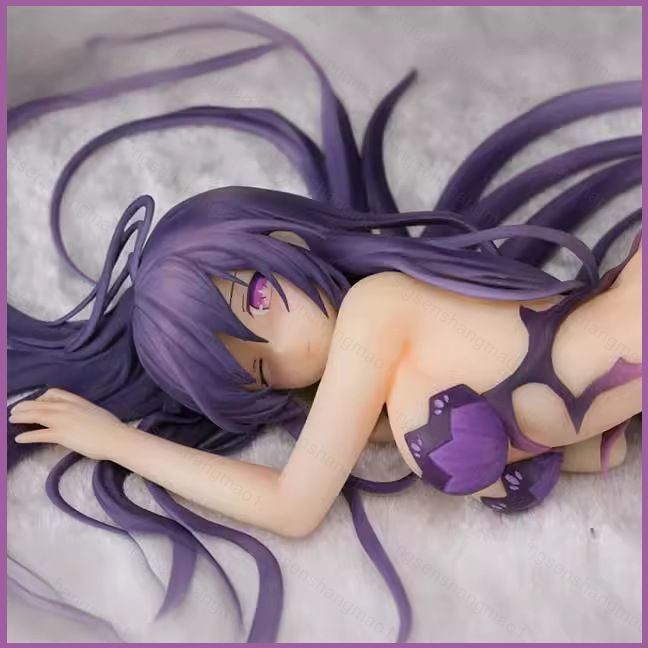 Flip Date A LIVE Action Figure Yatogami Tohka Sleeping ตําแหน่งสาวสวยตุ๊กตาของเล่นเครื่องประดับรถ