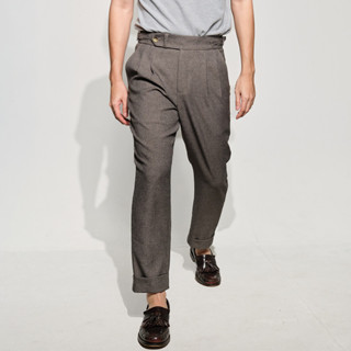 era-won กางเกงขายาว รุ่น Double Belts Trousers V5 ทรง Skinny…