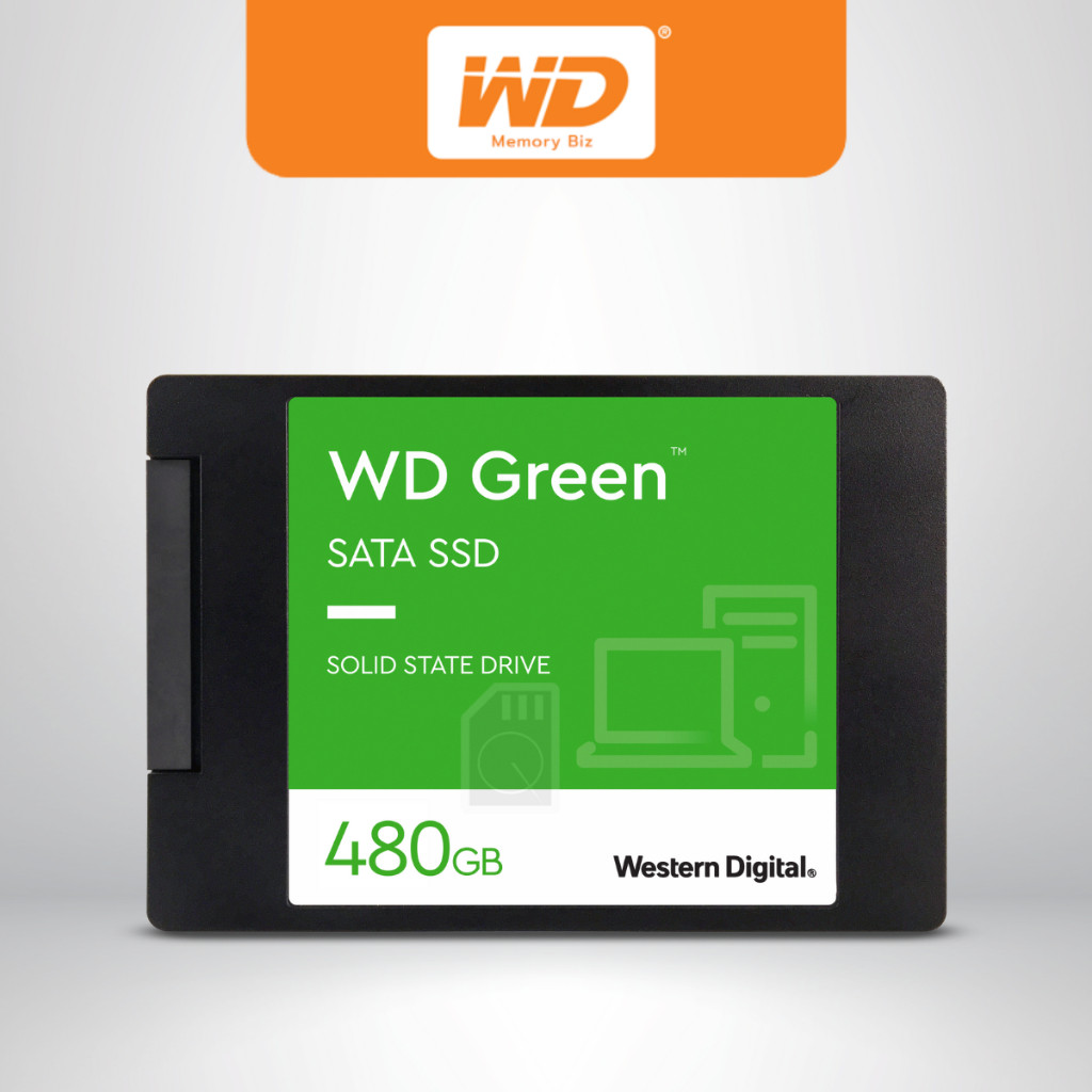 WD 480 GB SSD (เอสเอสดี) WD GREEN - 2.5" SATA3 (WDS480G3G0A) ประกัน 3 ปี