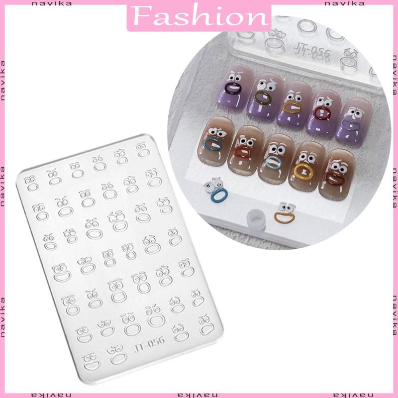 Nav Nail Art แม่พิมพ์ซิลิโคน 3D ผีเสื้อดอกไม้คริสตัลเรซิ่นแม่พิมพ์เล็บเครื่องมือแกะสลัก