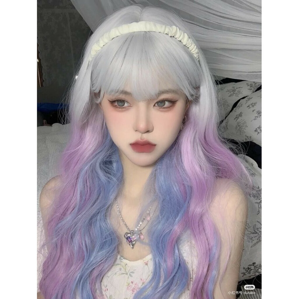 🐭พร้อมส่ง🐭 วิกโลลิต้า ฮาราจูกุ คอสเพลย์ พาสเทล Lolita Harajuku Cosplay Wig - รูปที่ 7