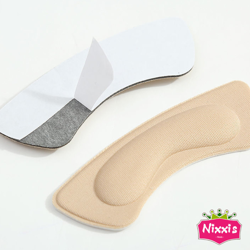NIS แผ่นกันกัด  แผ่นกันรองเท้ากัด เนื้อนิ่ม ช่วยแก้รองเท้าหลวม 1 แพค ต่อ คู่  Sponge heel pad