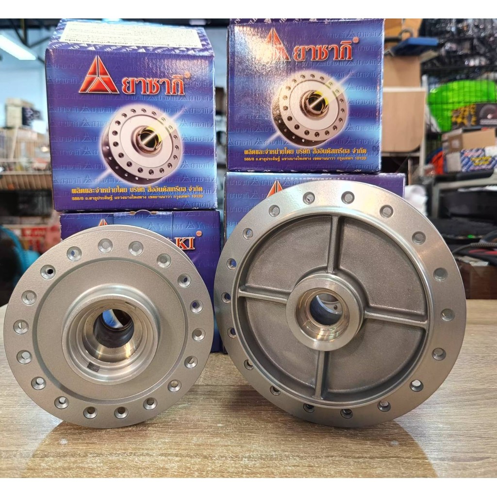 ดุมเดิม YAZAKI ของแท้ หน้าหลัง ตรงรุ่น สีบรอนซ์ ดุมเดิม ดุมเวฟ ดุมแต่ง ดุมเวฟ พร้อมส่ง สินค้าเป็นของแท้ สบายใจได้ - รูปที่ 4