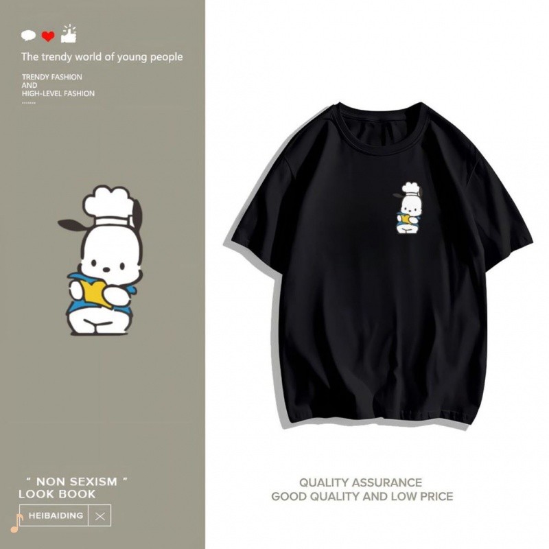 เสื้อยืด koo’sสบายร้อยเทรนด์แฟชั่นที่สวยงามและใจกว้างทุกชนิดสวมเสื้อยืดคอกลมพิมพ์เสื้อ ตลก1-91♬