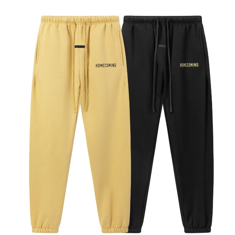 Fear of God Essentials FOG 24 High Street ซ่อนจดหมายกางเกงกีฬาลําลองสําหรับผู้ชายและผู้หญิง