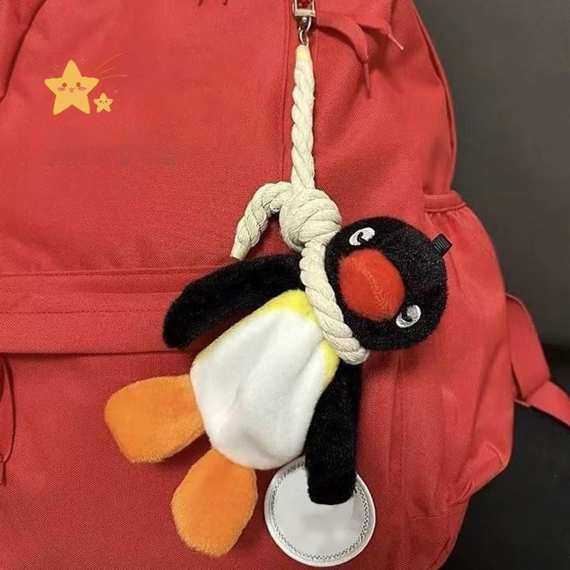 [JBTH] น่ารักเพนกวินตุ๊กตาพวงกุญแจน่ารักเพนกวินจี้ตุ๊กตาสัตว์สร้างสรรค์ตุ๊กตาพวงกุญแจประณีตกระเป๋าเป้สะพายหลังตกแต่งของขวัญ [JB]