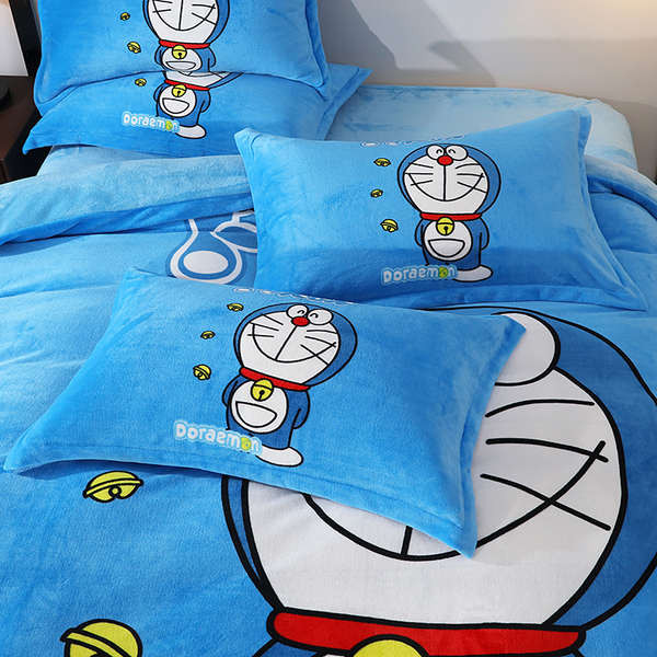 ปลอกหมอน ปลอกหมอนขิด อุลตร้าแมนคอรัลฟลีซปลอกหมอนเด็กคู่โดราเอมอนนมกำมะหยี่การ์ตูนปิกาจูผ้าสักหลาดปลอกหมอน