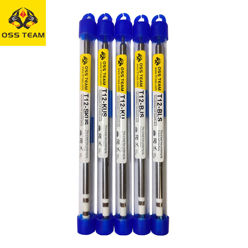 Oss องค์ประกอบความร้อนนําความร้อนสูงเคล็ดลับหัวแร้ง T12 แกนความร้อนสําหรับ HAKKO T12/Quicko T12/OSS 