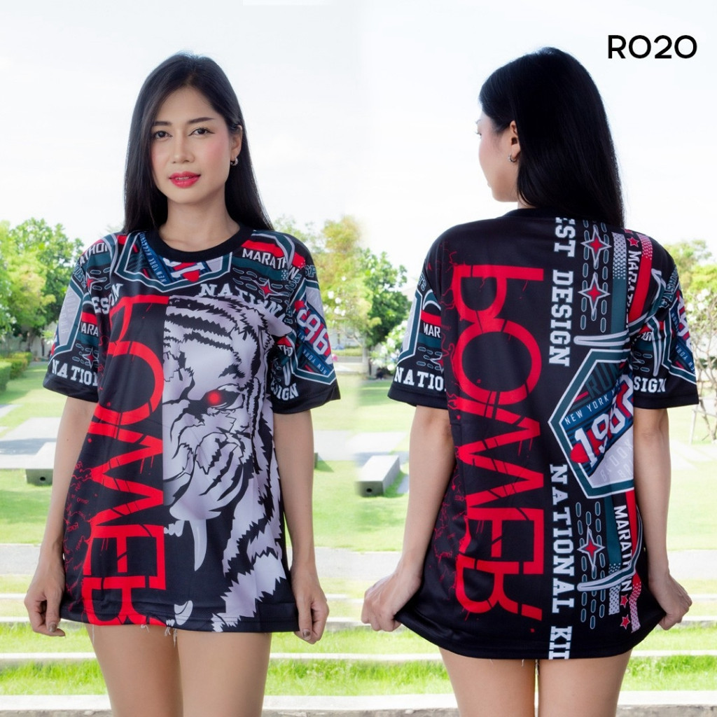 ถูกเกินเบอร์ ฟรีไซส์  เสื้อยืดพิมลายงานแนวสตรีท พร้อมส่งทุกวันใส่สบาย R020