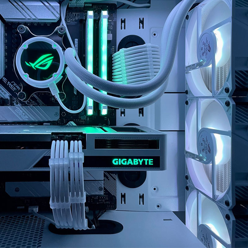 Teucer TC-35 Series PSU สายชุดสีทึบสาย Combo 350 มม. ATX24Pin PCI-E8Pin CPU8Pin พร้อมหวี