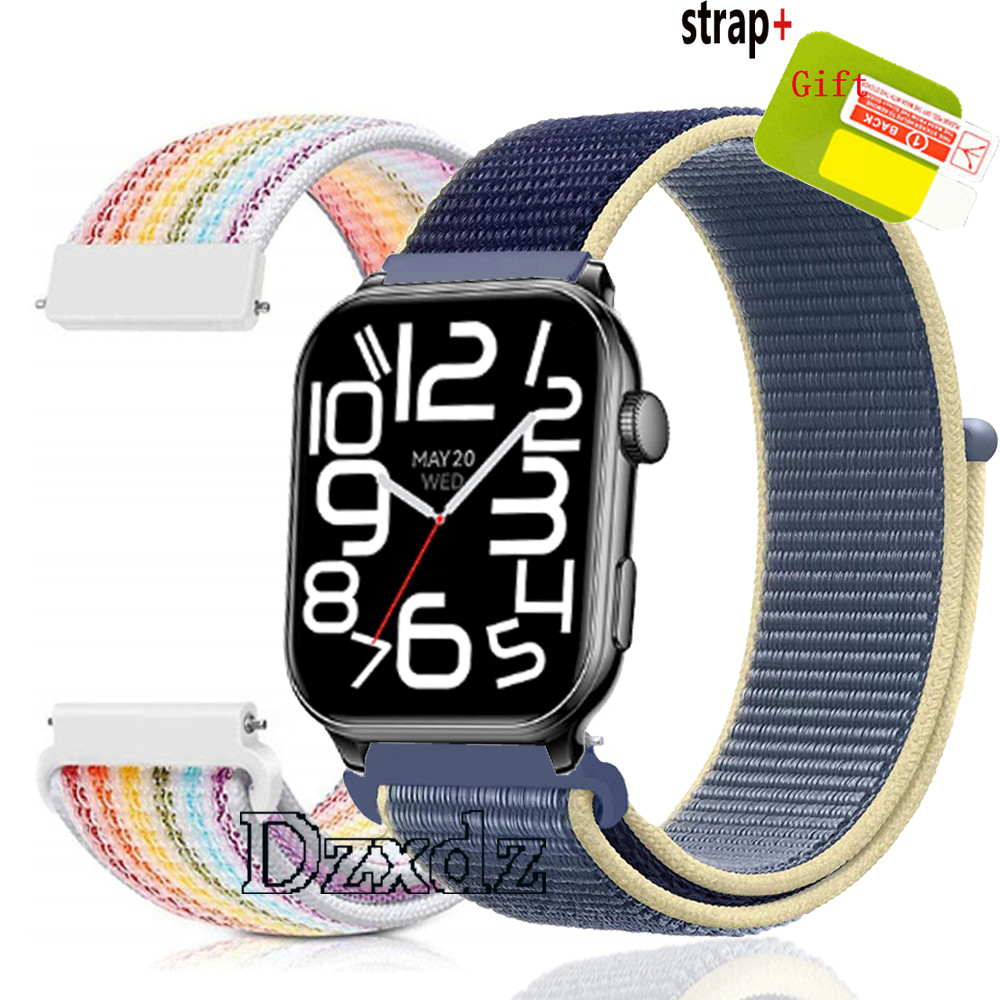 Aolon GTS3 GTR3 สายรัดสําหรับ Aolon GTS 3 GTR 3 ULTRA สมาร์ทวอท์ชสายนาฬิกาสร้อยข้อมือไนลอนอุปกรณ์เสร