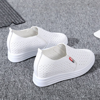 ลําลองผู้หญิงbreathableรองเท้าเดียวหนาsoled Slip-Onรองเท้าสุ…