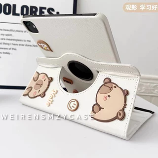 เคสฝาพับ ปรับองศาได้360 องศา สําหรับ Redmi Pad SE 11 8.7 redmi pad 2 9.7 2026 Redmi Pad 2 11 2025 เคสหนัง ลายการ์ตูน