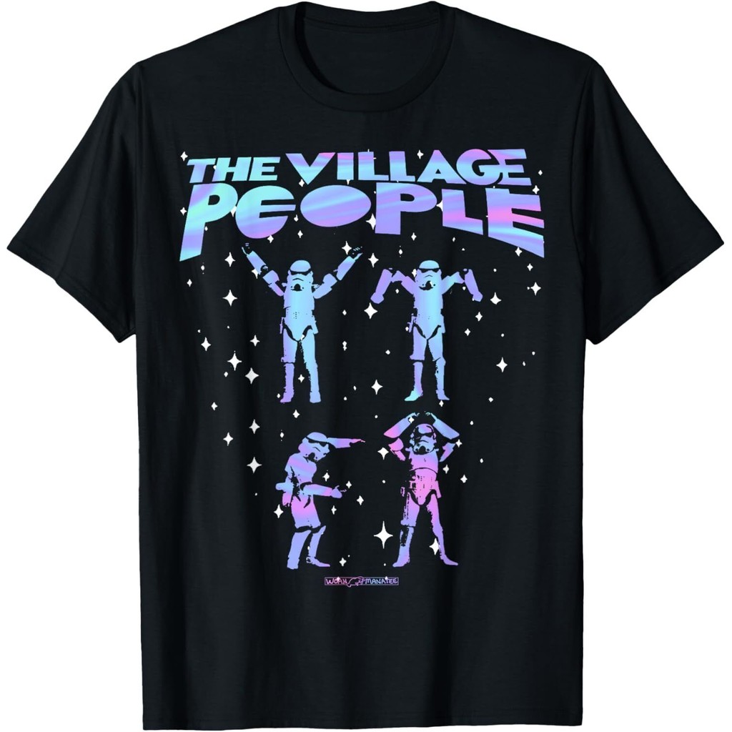 Woah Manatee The Village People Stormtroopers Dance เสื้อยืด unisex