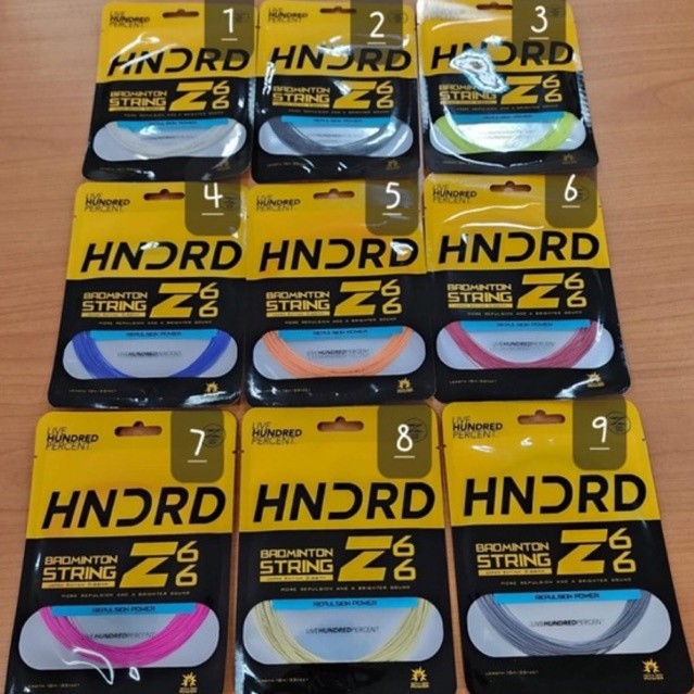สายแบดมินตัน HNDRD 66Z 66 Z66 HUNDADRED ดั้งเดิม
