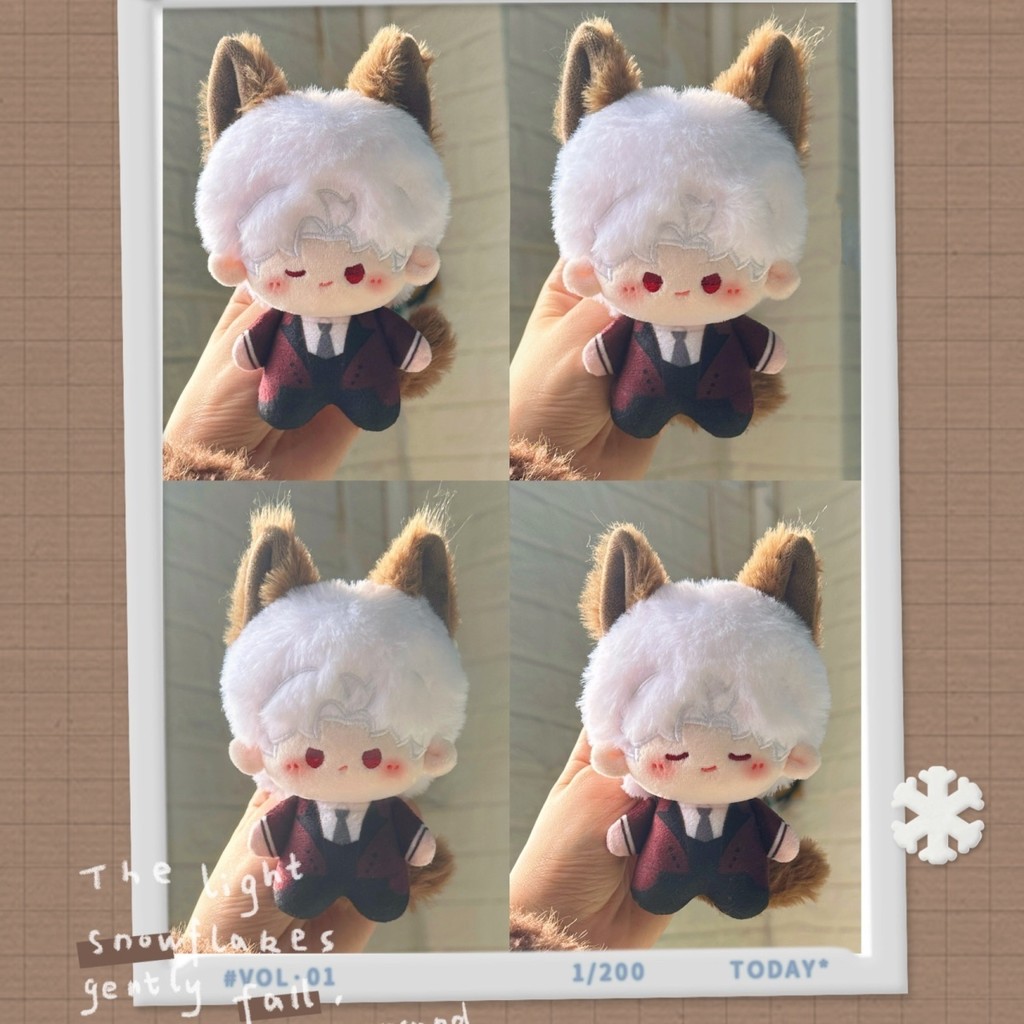 Love And Deepspace Sylus Cat 10 ซม.ตุ๊กตาตุ๊กตาของขวัญวันเกิด VQWM