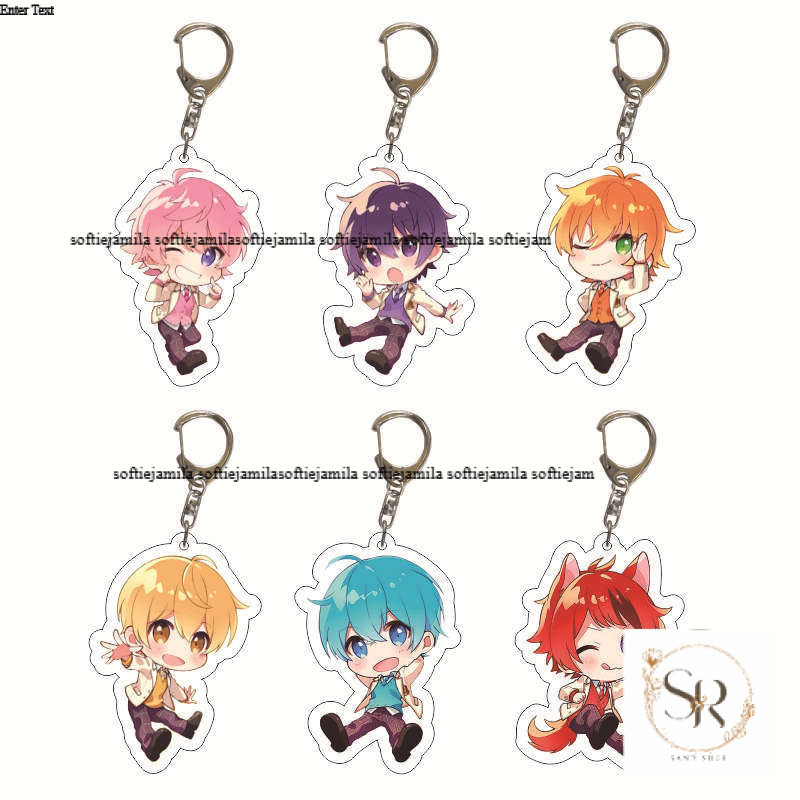 Zhenzhong Chunping Kram พวงกุญแจอะคริลิคใสสองด้าน