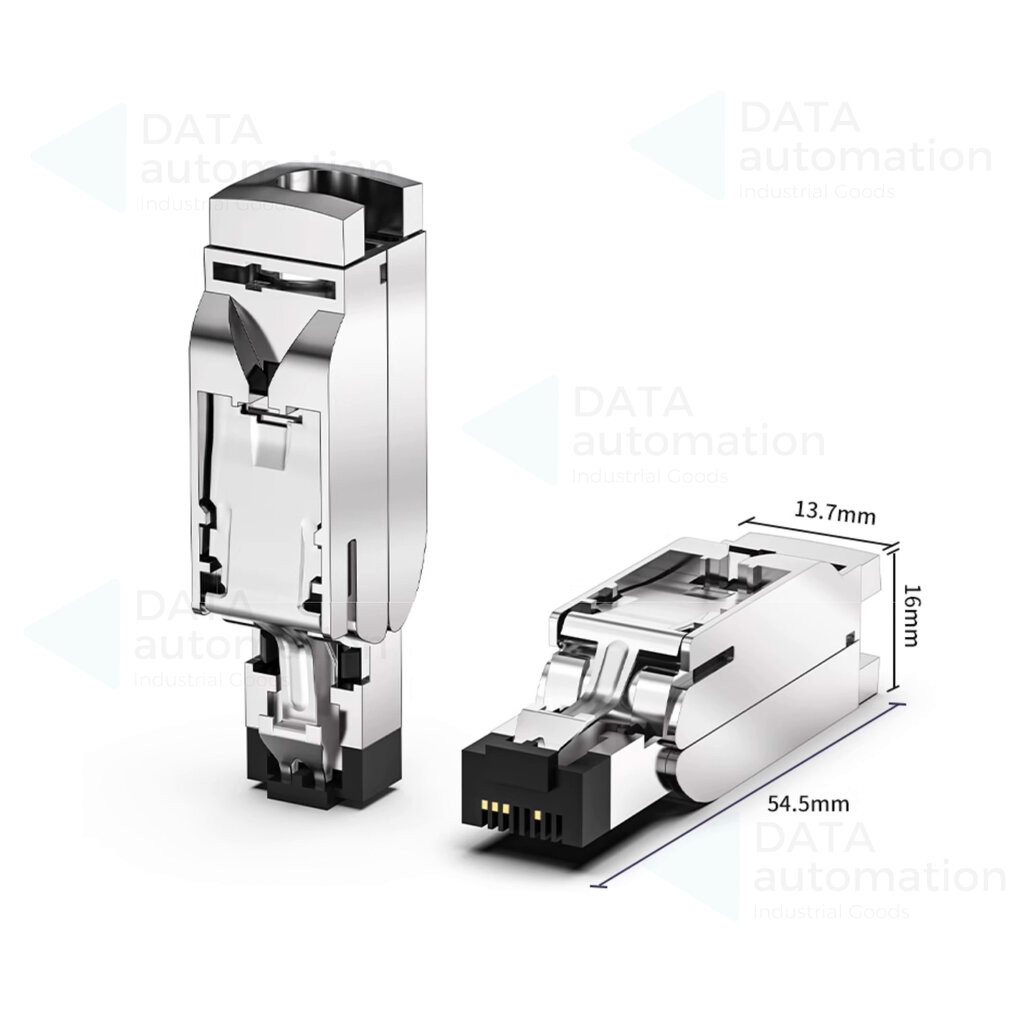 หัวแลน ProfiNET Connector RJ45 (ไม่ใช้คีมย้ำ,ใช้ซ้ำได้) ใช้ร่วมกับ PLC ซีเมนส์ CN-XMZ-4C