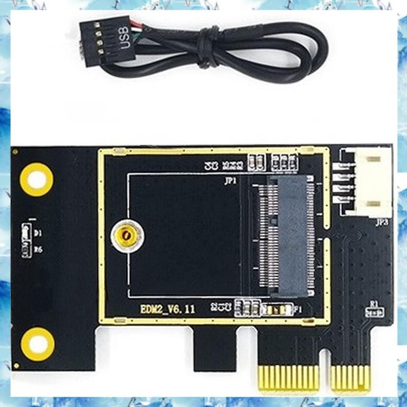 [ ] NGFF M.2 ถึง PCIE การ์ดเครือข่ายไร้สายอะแดปเตอร์การ์ดรองรับ 7260 8265 1650 1675X AX200 AX210 การ